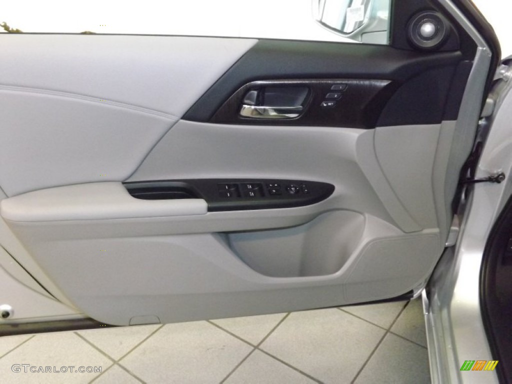 2014 Accord EX-L Sedan - Alabaster Silver Metallic / Gray photo #10