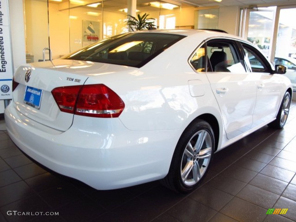 2014 Passat TDI SE - Candy White / Titan Black photo #6