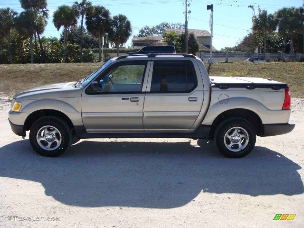 2004 Explorer Sport Trac XLT - Pueblo Gold Metallic / Medium Pebble/Dark Pebble photo #4