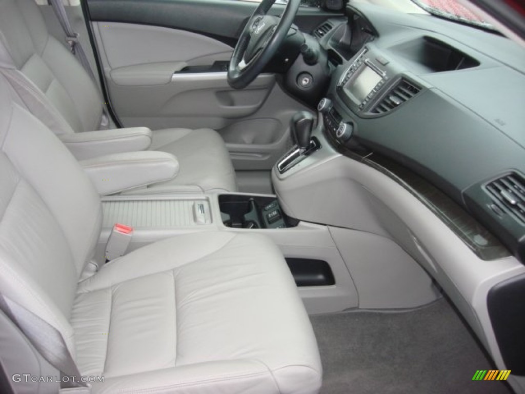 2012 CR-V EX-L 4WD - Basque Red Pearl II / Gray photo #14