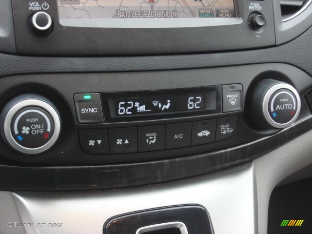 2012 CR-V EX-L 4WD - Basque Red Pearl II / Gray photo #21