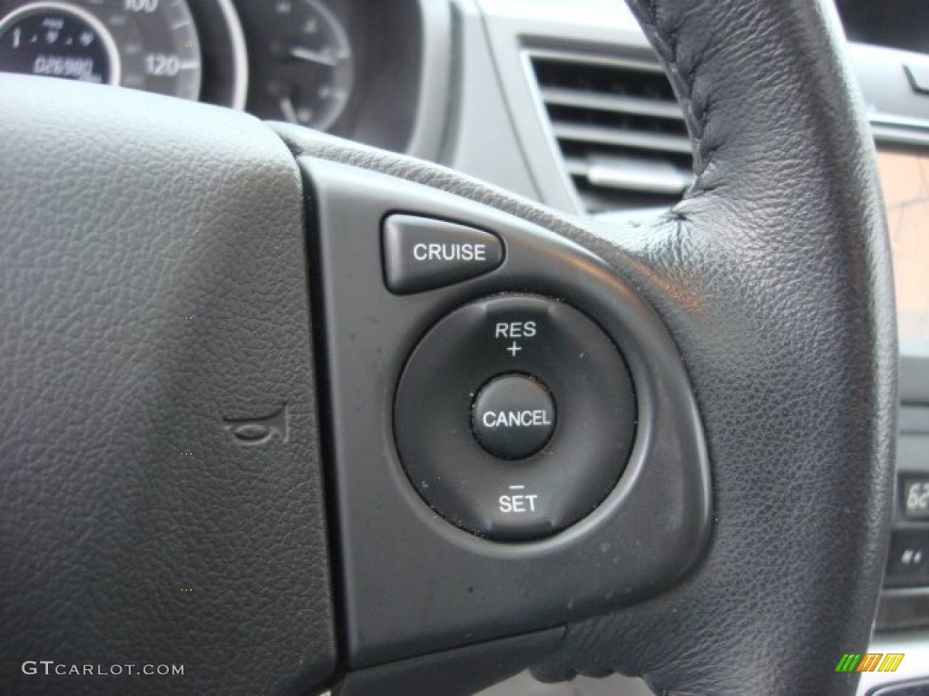 2012 CR-V EX-L 4WD - Basque Red Pearl II / Gray photo #27