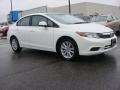 2012 Taffeta White Honda Civic EX-L Sedan  photo #8