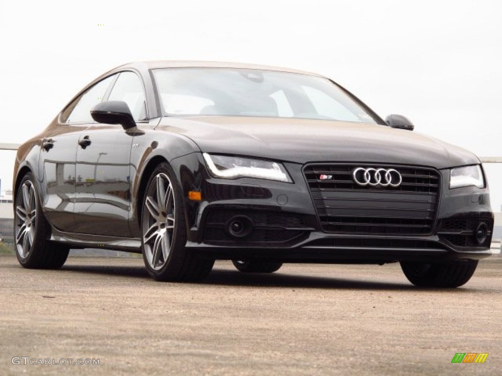 Phantom Black Pearl 2014 Audi S7 Prestige 4.0 TFSI quattro Exterior Photo #89484158