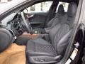 Black Valcona w/Diamond Contrast Stitching Front Seat Photo for 2014 Audi S7 #89484376