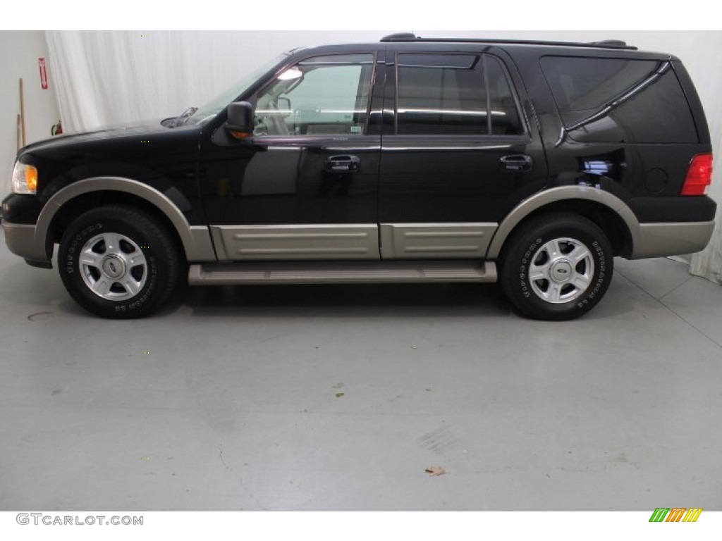 Black Clearcoat 2003 Ford Expedition Eddie Bauer Exterior Photo #89485696