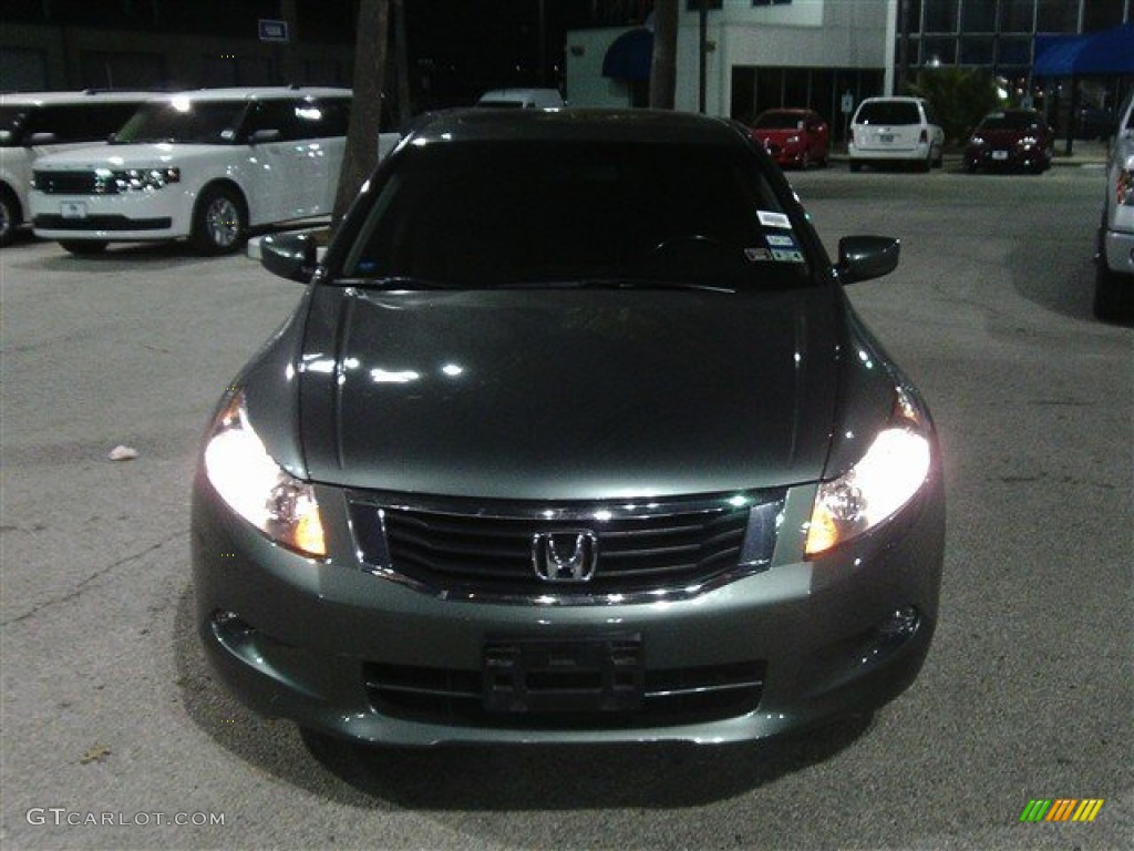 2009 Accord EX-L V6 Sedan - Mystic Green Metallic / Black photo #1