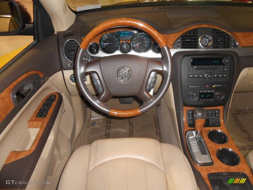 2010 Enclave CXL AWD - Cocoa Metallic / Titanium/Dark Titanium photo #18