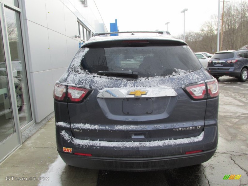 2014 Traverse LT AWD - Atlantis Blue Metallic / Ebony/Mojave photo #5