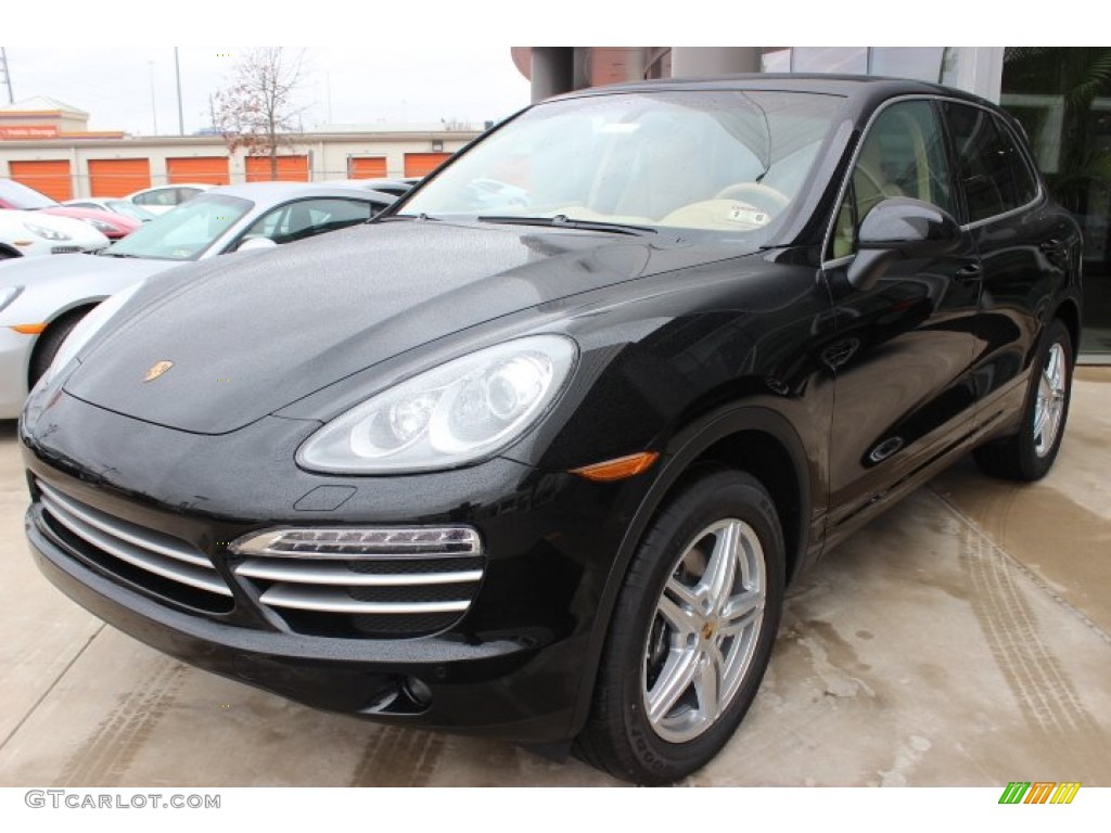Black 2014 Porsche Cayenne Platinum Edition Exterior Photo #89490325