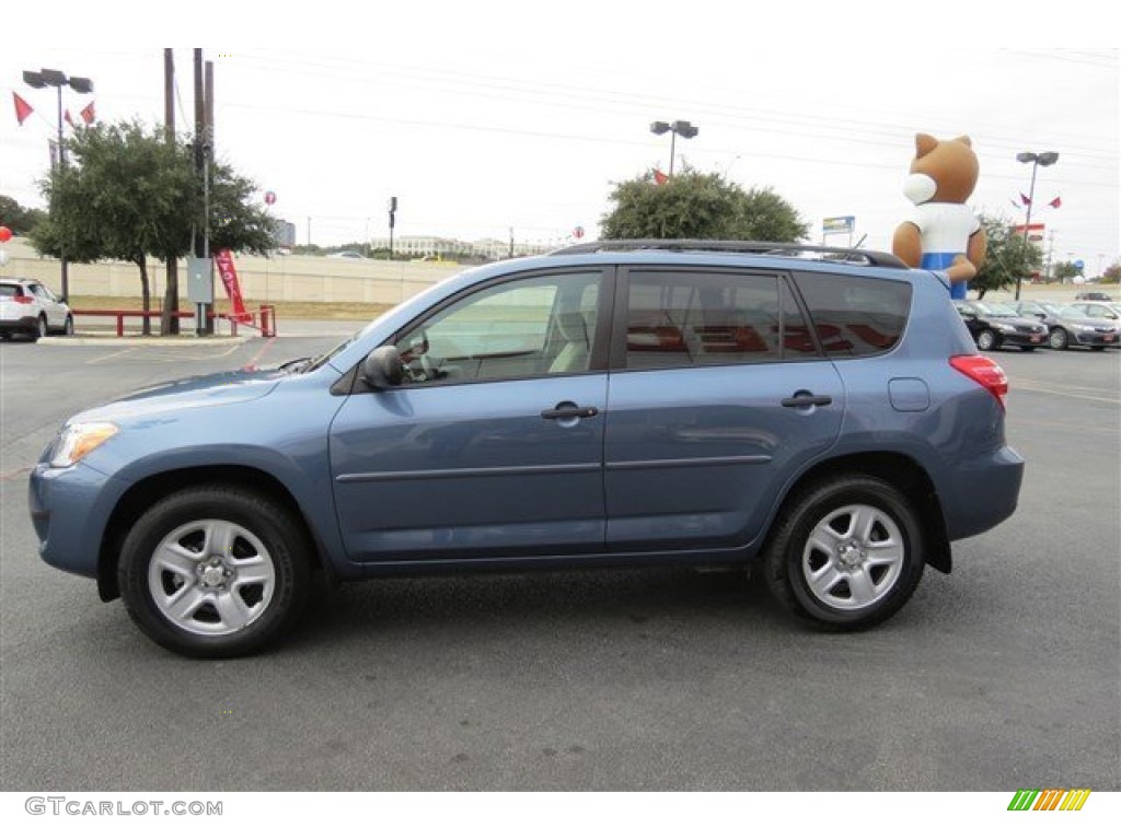 2010 RAV4 I4 - Pacific Blue Metallic / Sand Beige photo #4