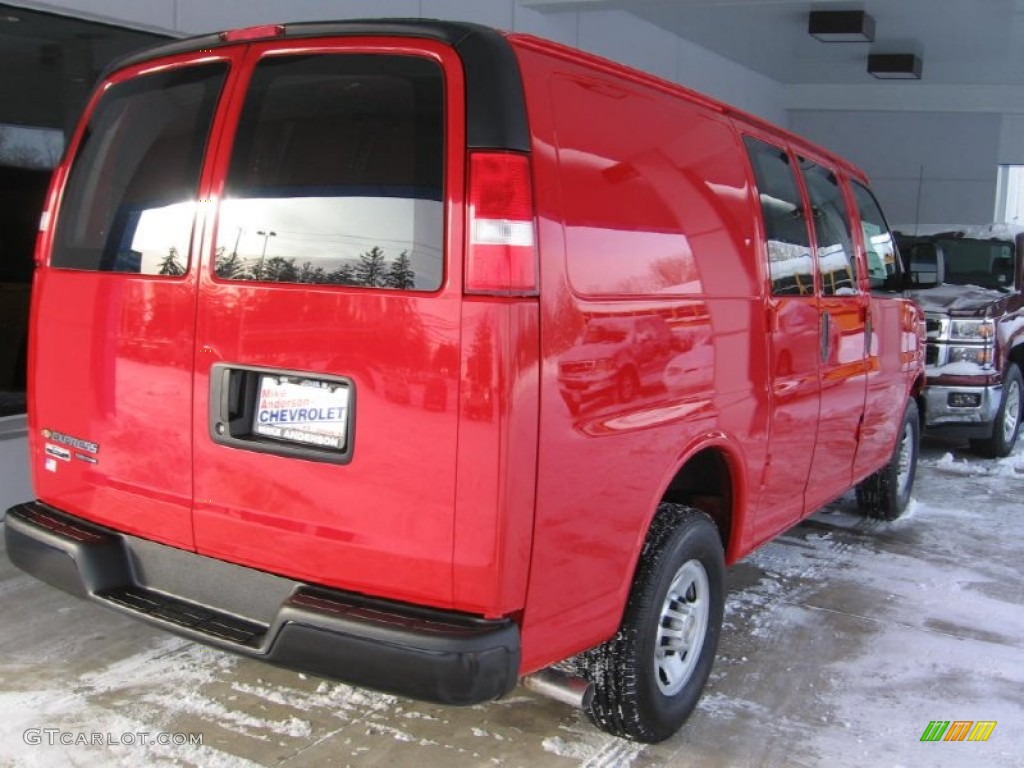 2014 Express 2500 Cargo WT - Victory Red / Medium Pewter photo #17