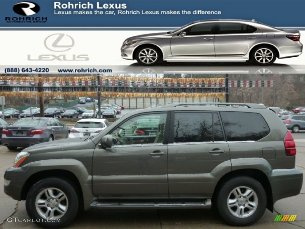 2006 GX 470 - Cypress Green Pearl / Ivory photo #1