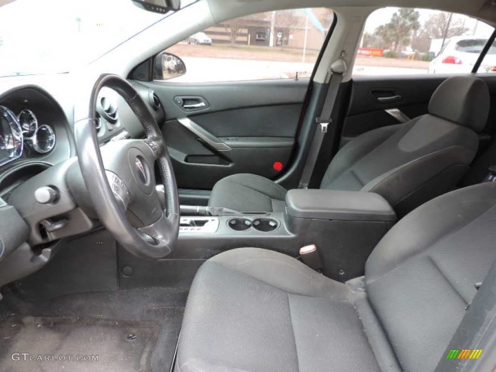 2009 Pontiac G6 GT Sedan Front Seat Photos