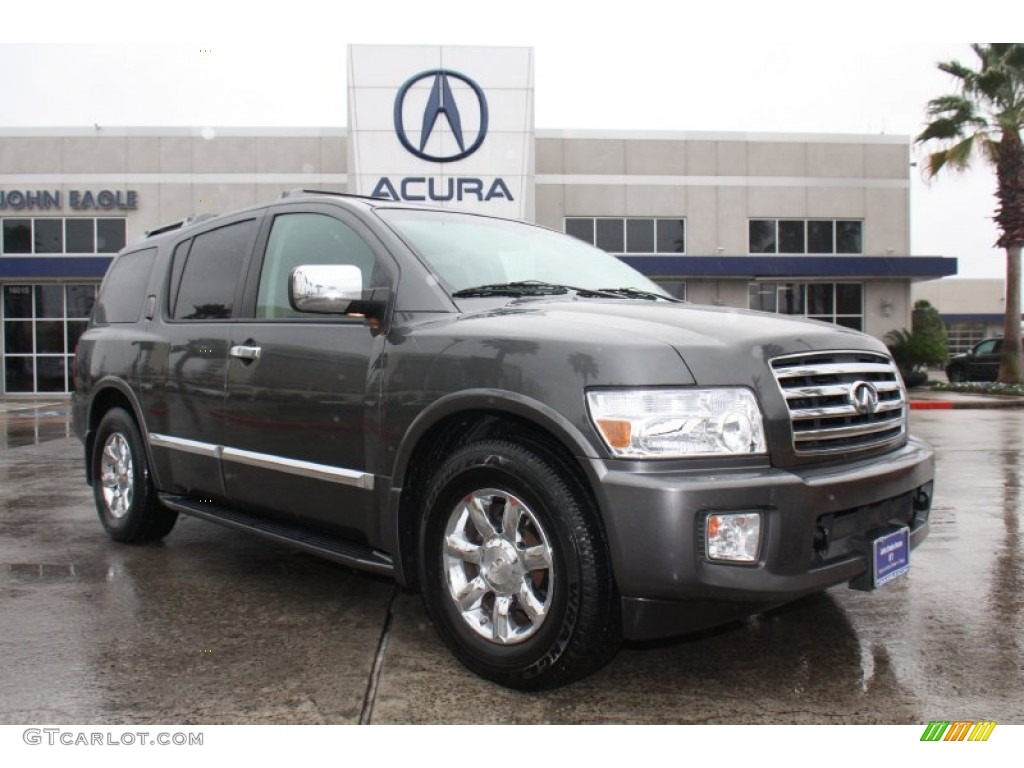 2005 QX 56 - Silver Graphite Gray / Graphite photo #1