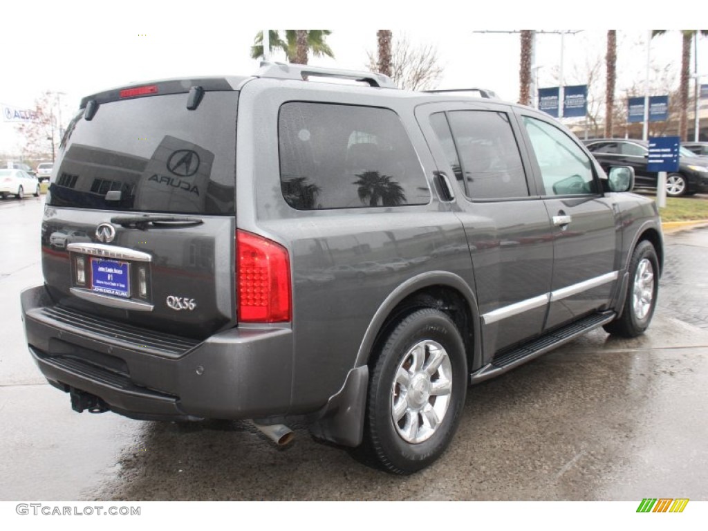 2005 QX 56 - Silver Graphite Gray / Graphite photo #7