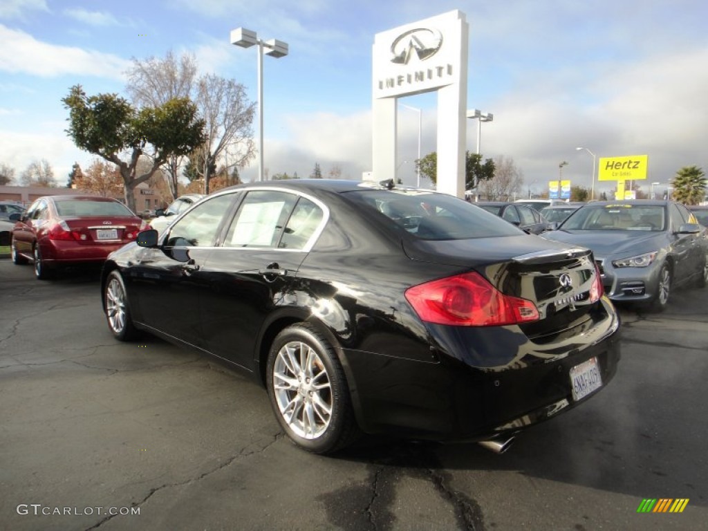 2011 G 37 Journey Sedan - Black Obsidian / Graphite photo #6