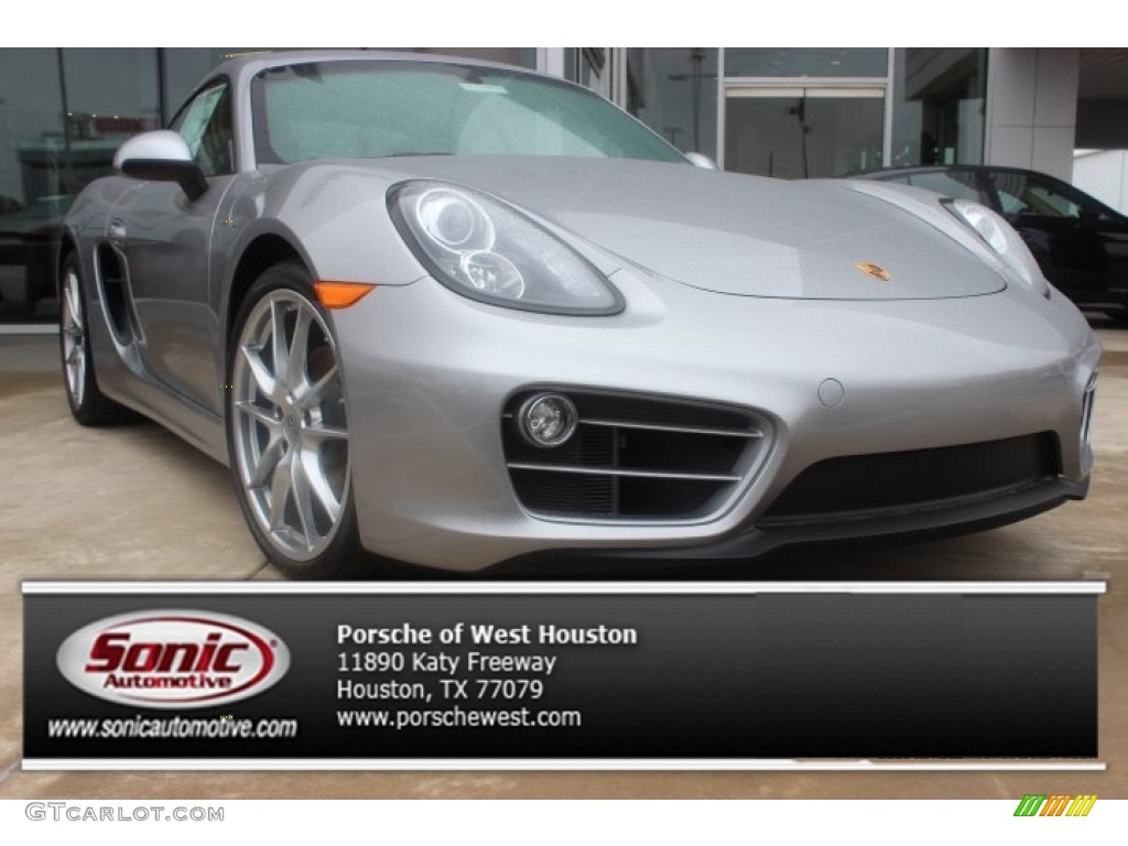 2014 Cayman  - GT Silver Metallic / Black photo #1