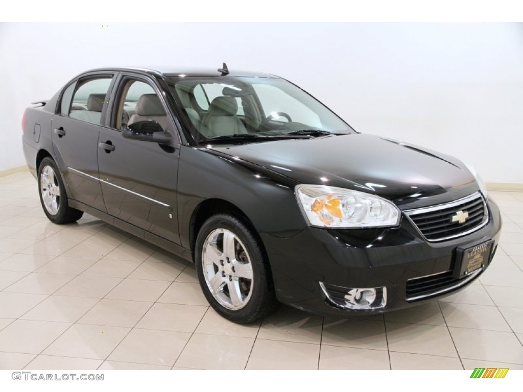 2006 Malibu LTZ Sedan - Black / Titanium Gray photo #1