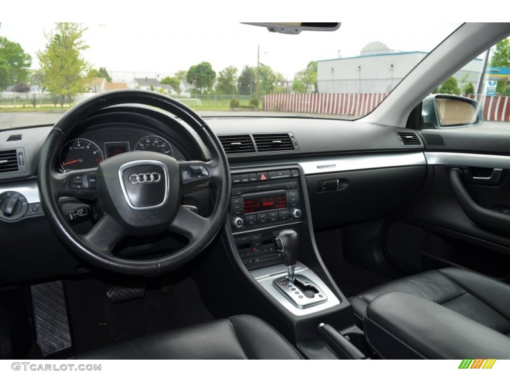 2008 A4 2.0T quattro Sedan - Quartz Grey Metallic / Black photo #5