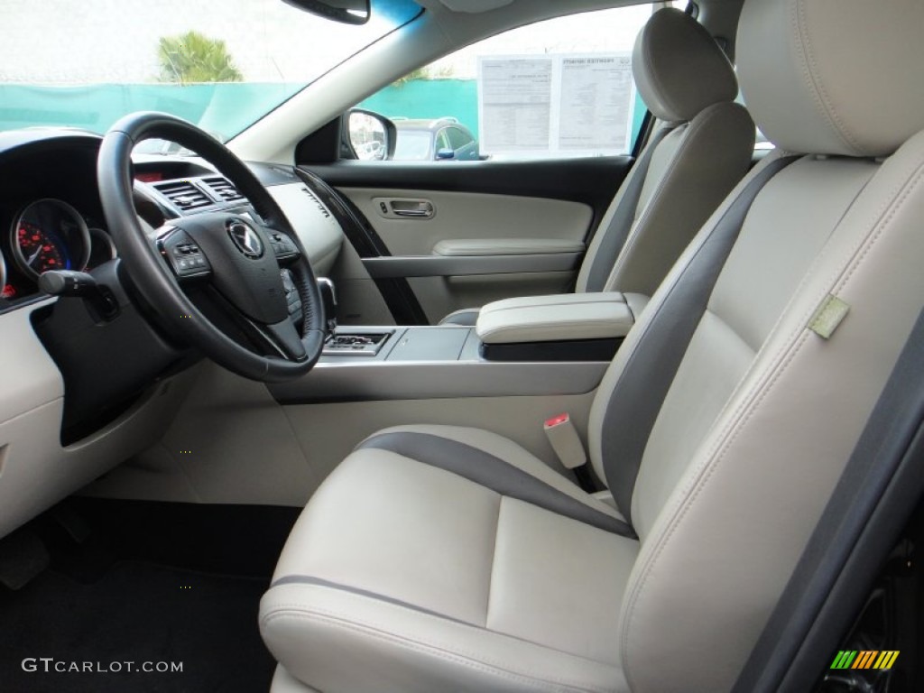 2011 Mazda CX-9 Grand Touring AWD Front Seat Photo #89495680