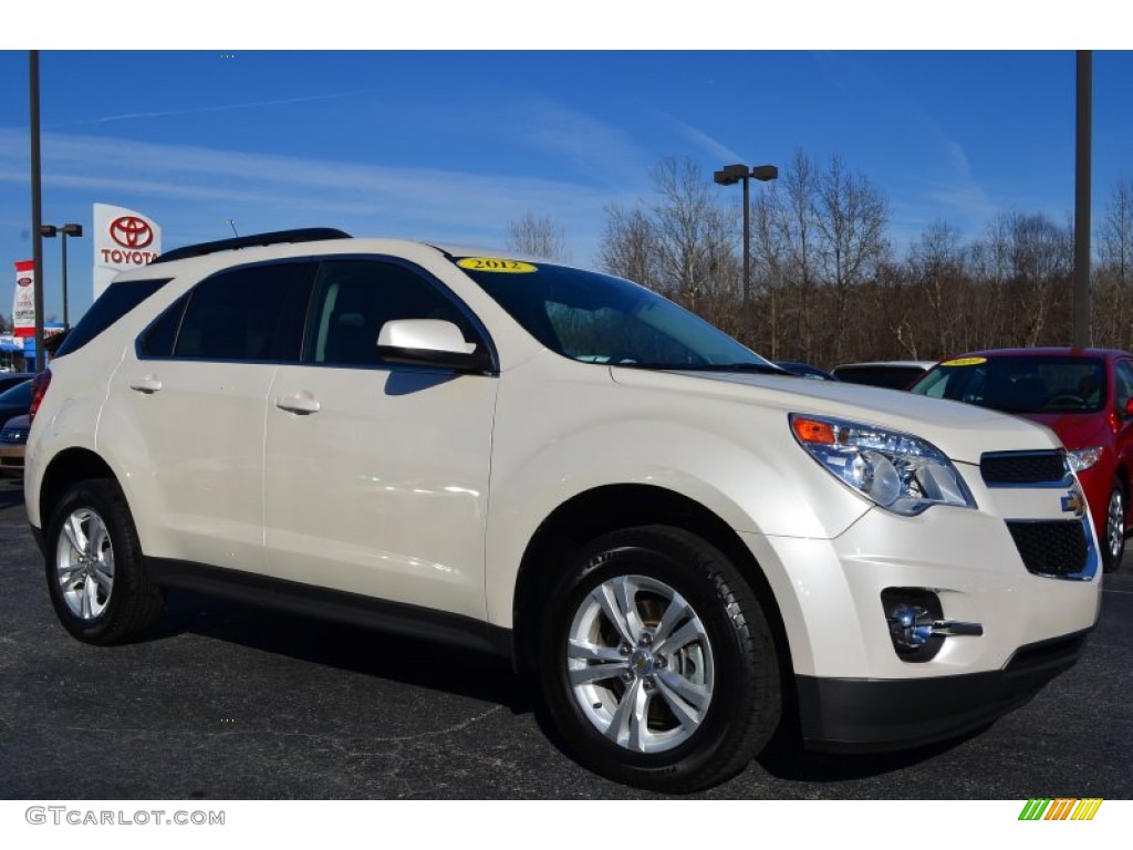 White Diamond Tricoat 2012 Chevrolet Equinox LT Exterior Photo #89495740