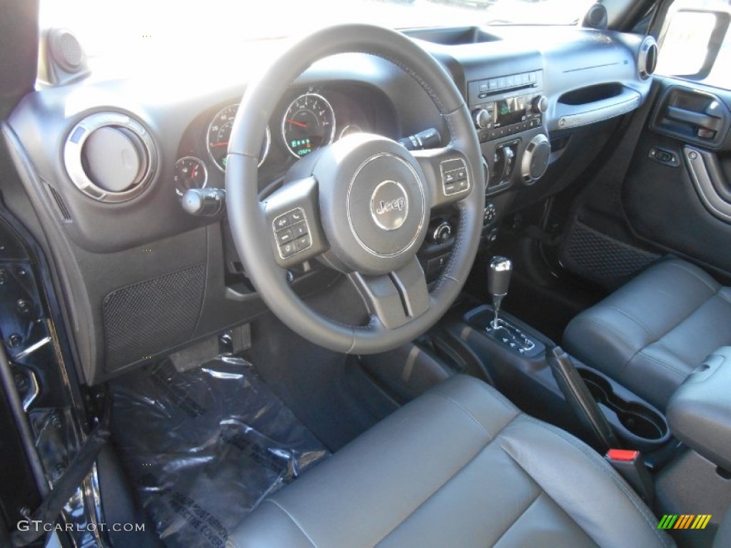 2012 Wrangler Unlimited Sport 4x4 - Black Forest Green Pearl / Black photo #10