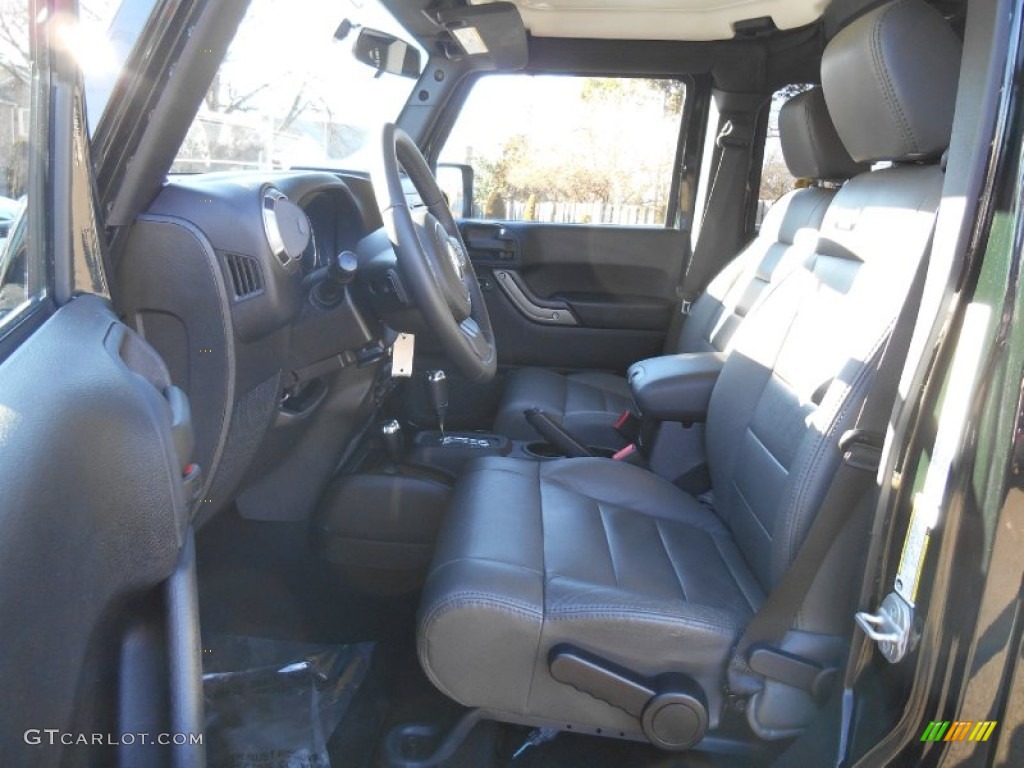 2012 Wrangler Unlimited Sport 4x4 - Black Forest Green Pearl / Black photo #11