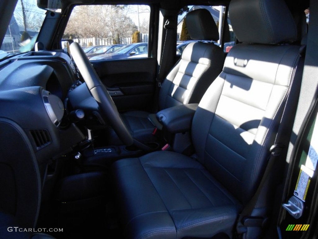 2012 Wrangler Unlimited Sport 4x4 - Black Forest Green Pearl / Black photo #12