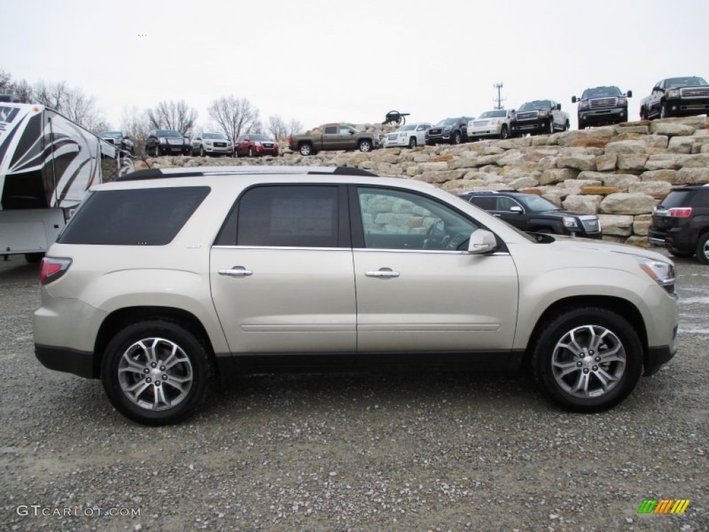 Champagne Silver Metallic 2014 GMC Acadia SLT AWD Exterior Photo #89496268