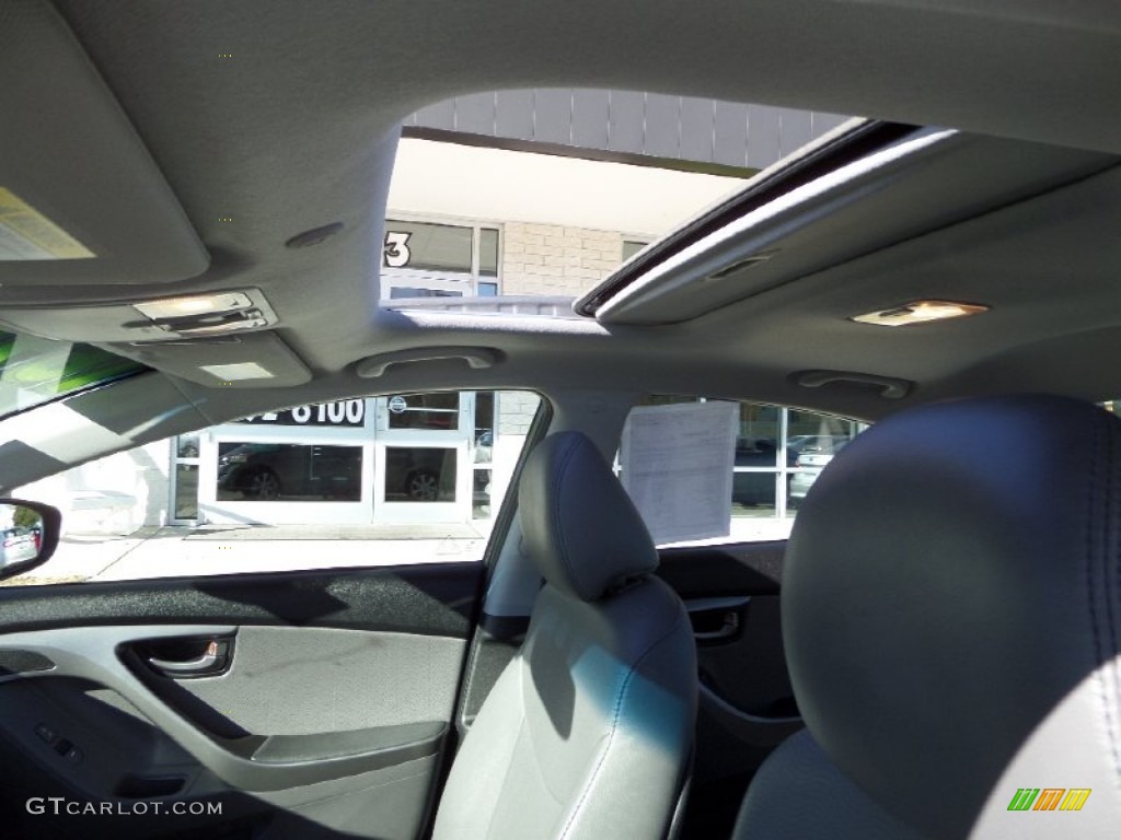 2013 Elantra Limited - Gray / Gray photo #11