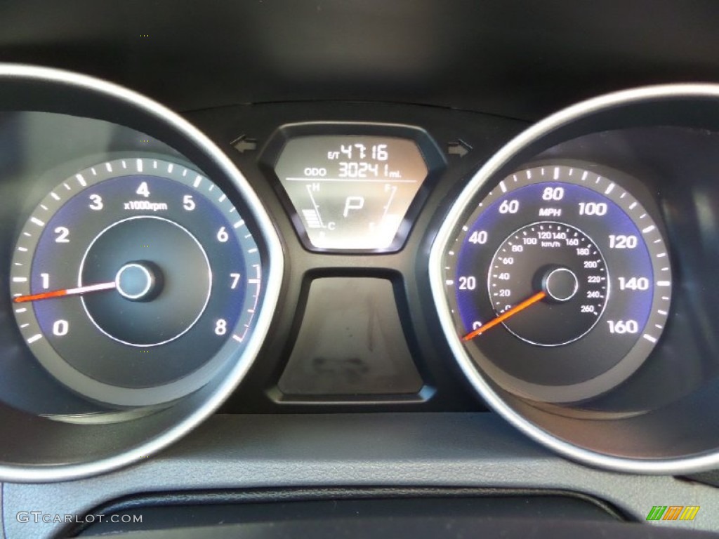 2013 Elantra Limited - Gray / Gray photo #16
