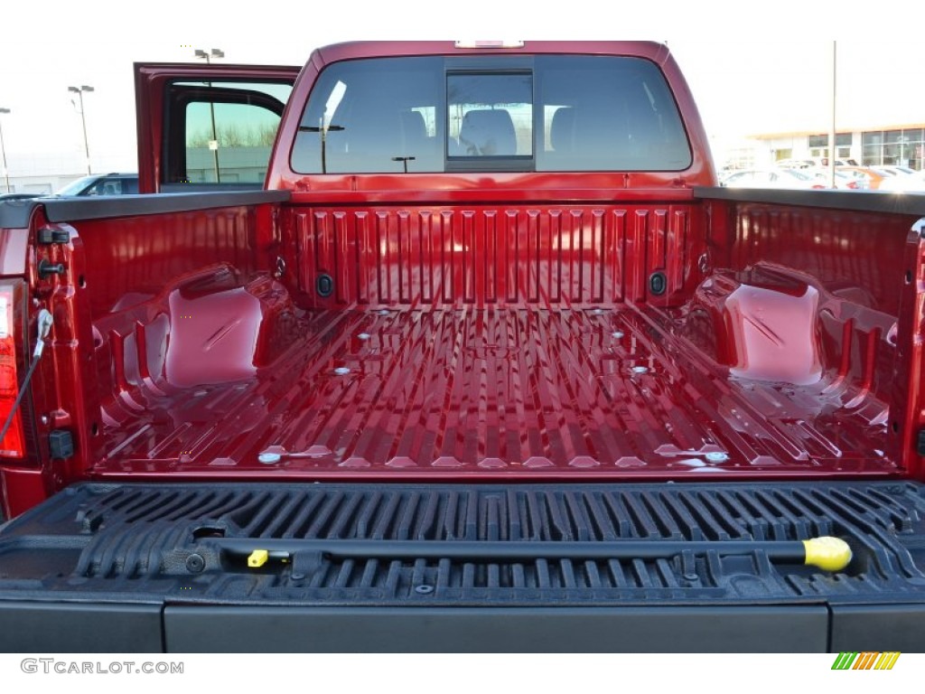 2014 F350 Super Duty Platinum Crew Cab 4x4 - Ruby Red Metallic / Platinum Black Leather photo #10