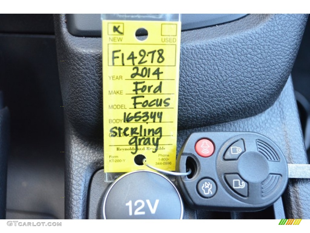 2014 Focus S Sedan - Sterling Gray / Charcoal Black photo #18