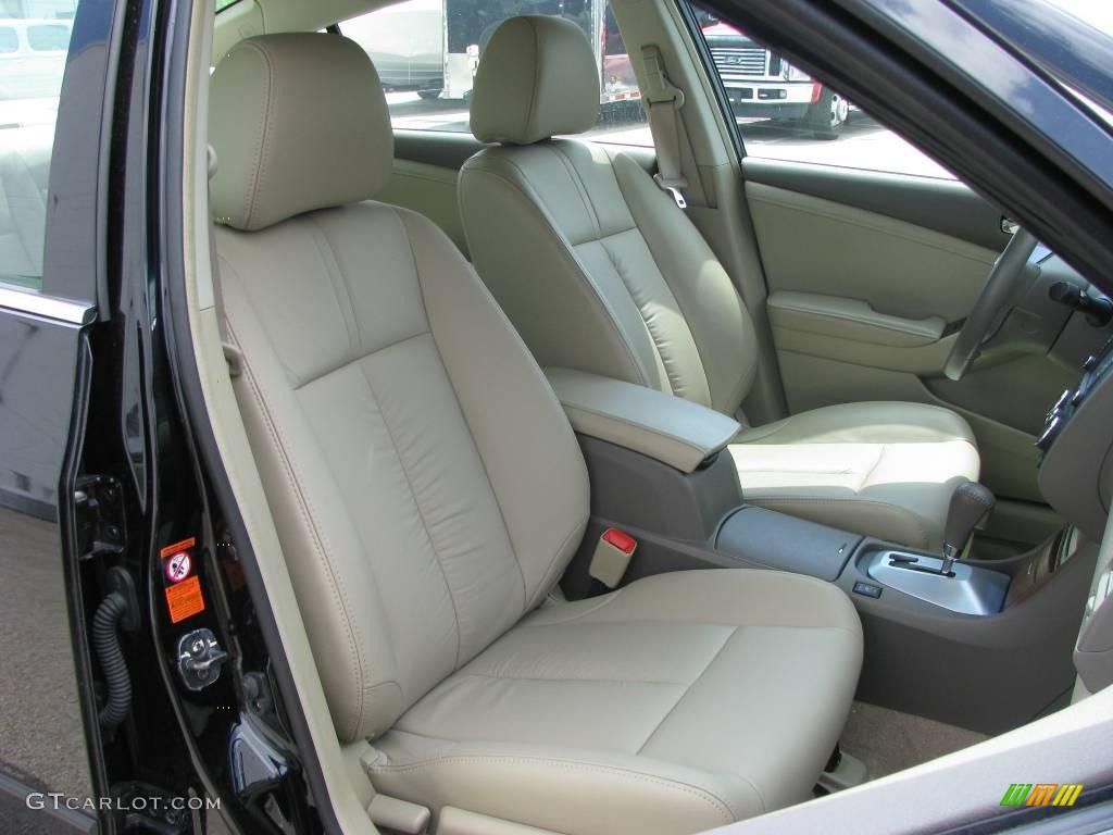2007 Altima 3.5 SE - Super Black / Blond photo #8