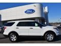 2014 Oxford White Ford Explorer FWD  photo #2