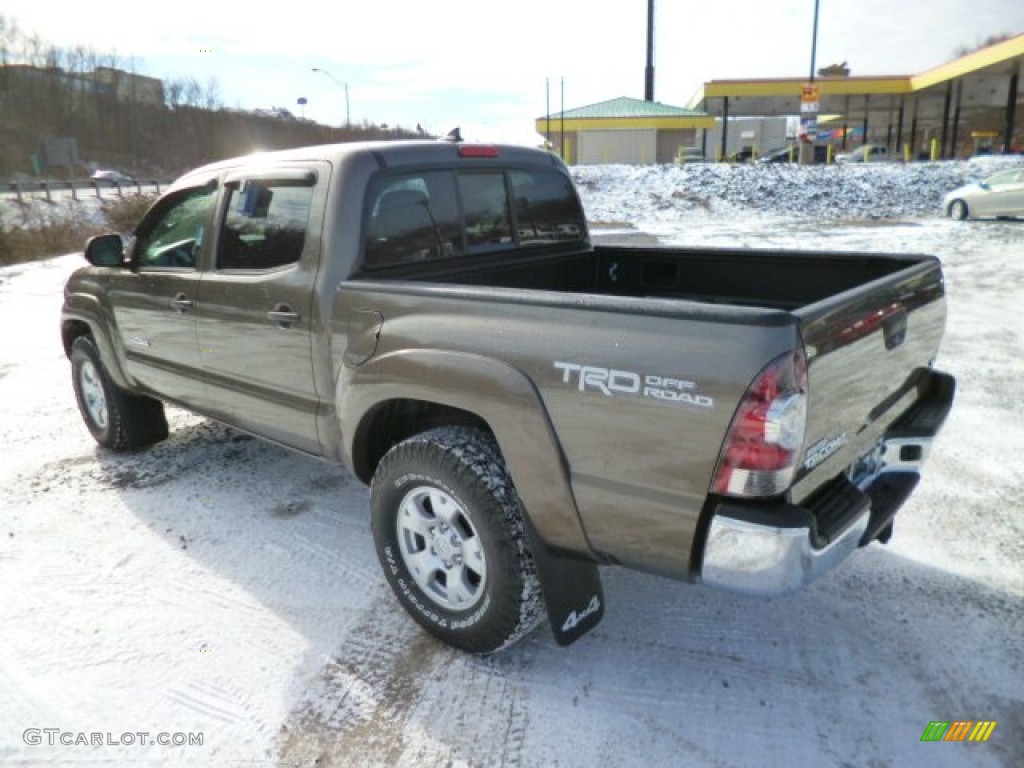 2012 Tacoma V6 TRD Double Cab 4x4 - Pyrite Mica / Graphite photo #4