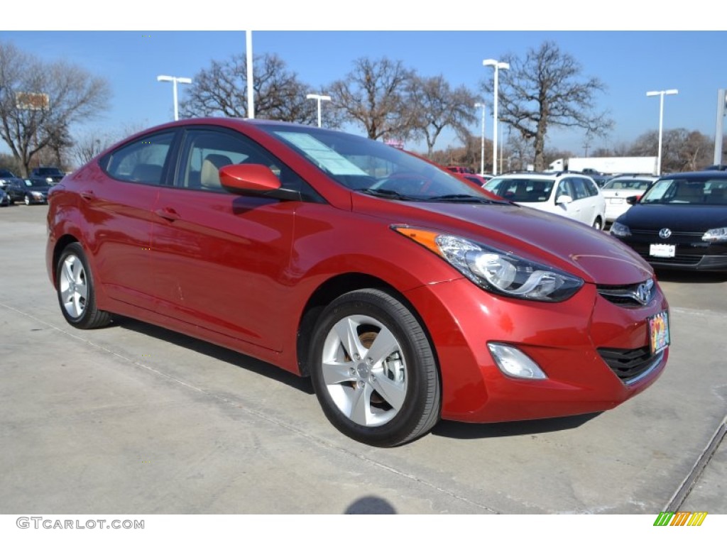 Sparkling Ruby 2013 Hyundai Elantra GLS Exterior Photo #89500823