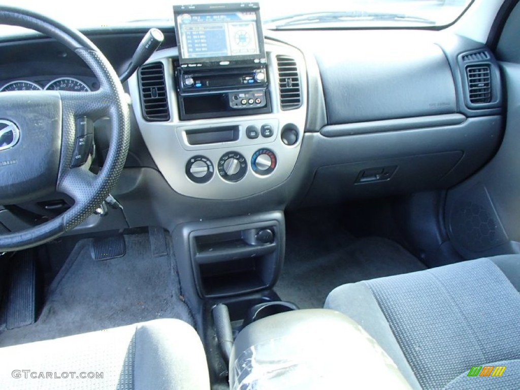 2003 Mazda Tribute LX-V6 4WD Dark Flint Gray Dashboard Photo #89500894