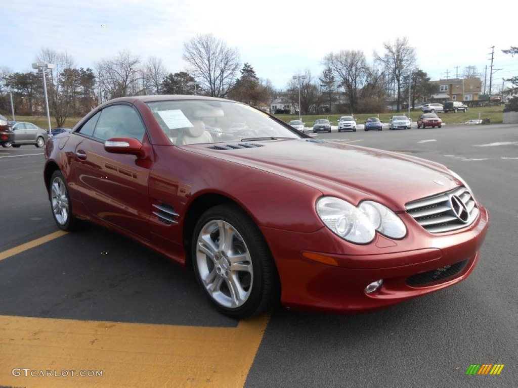 Firemist Red Metallic 2006 Mercedes-Benz SL 500 Roadster Exterior Photo #89500936