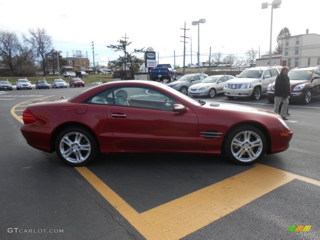 2006 SL 500 Roadster - Firemist Red Metallic / Stone photo #4