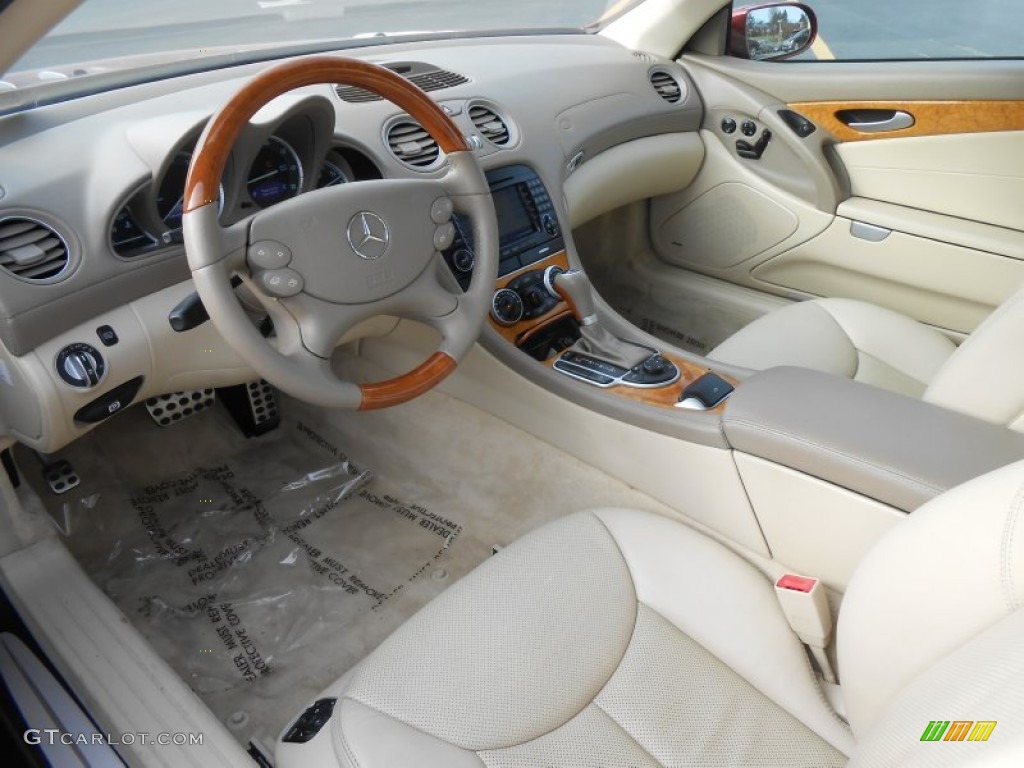 Stone Interior 2006 Mercedes-Benz SL 500 Roadster Photo #89501081