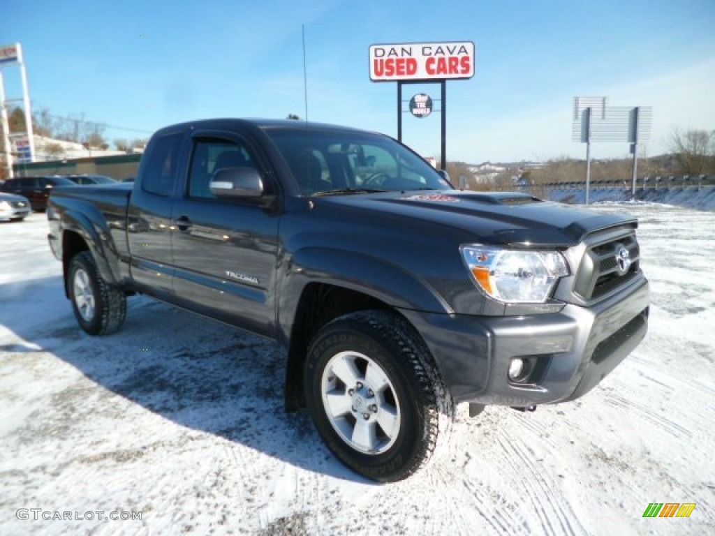 2013 Tacoma V6 TRD Sport Access Cab 4x4 - Magnetic Gray Metallic / Graphite photo #1