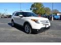 2012 White Suede Ford Explorer Limited  photo #3