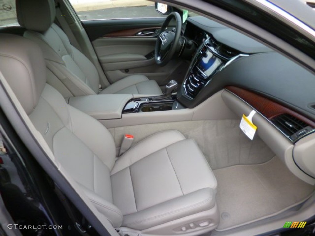Light Platinum/Jet Black Interior 2014 Cadillac CTS Sedan AWD Photo #89504116
