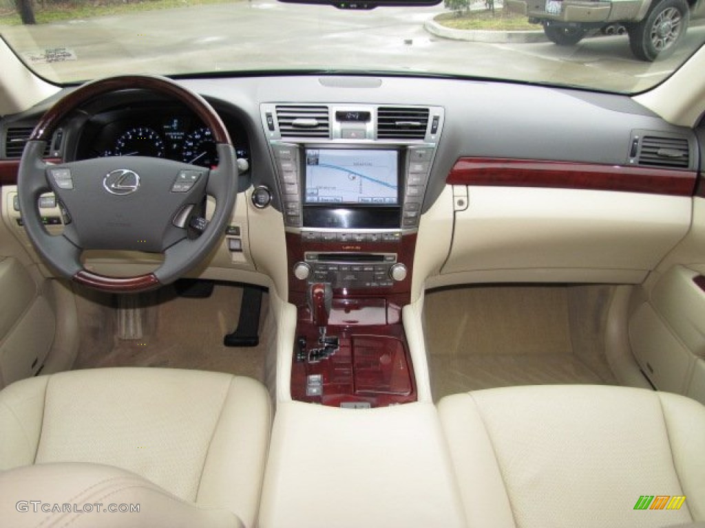 2010 Lexus LS 460 L Cashmere Dashboard Photo #89504659
