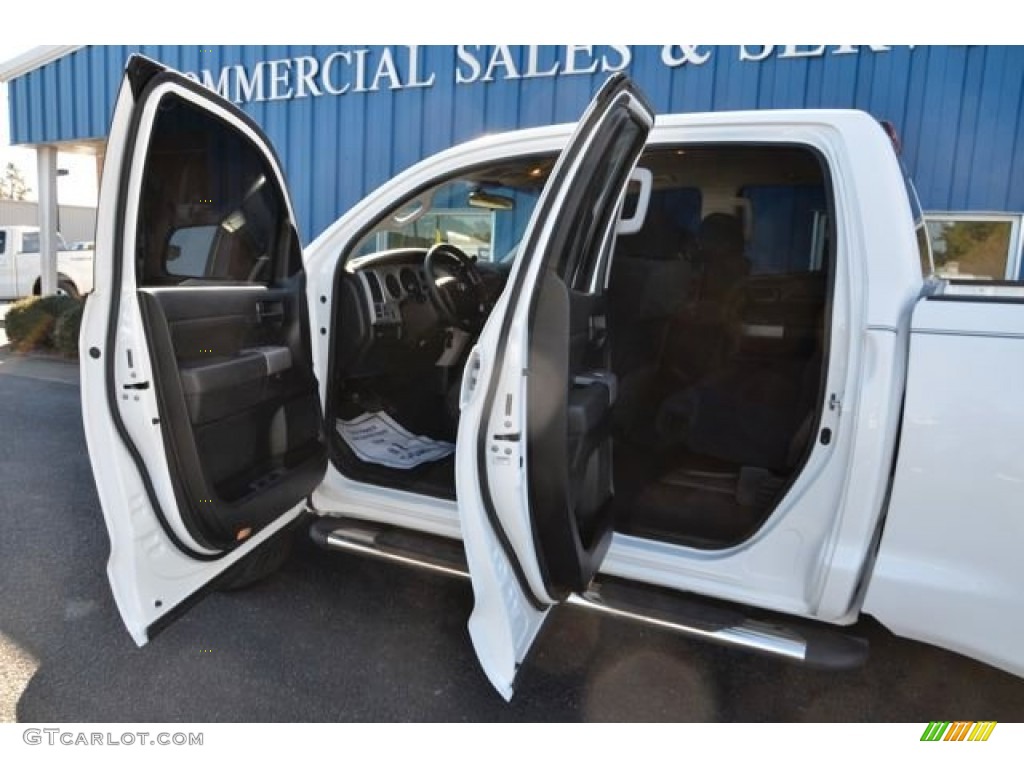 2008 Tundra Double Cab - Super White / Graphite Gray photo #11