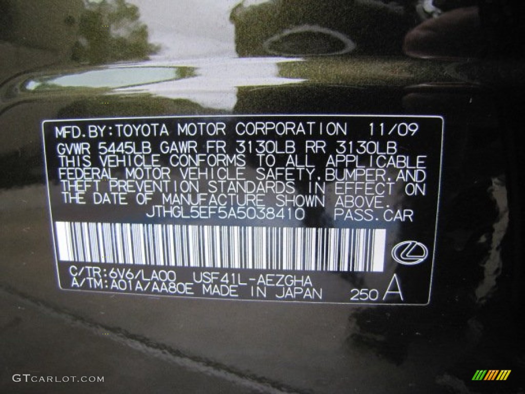2010 LS Color Code 6V6 for Verdegris Mica Photo #89506090