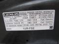 Info Tag of 2010 LS 460 L