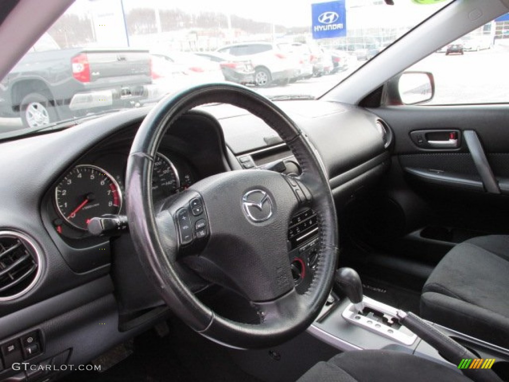 2008 MAZDA6 i Touring Sedan - Volcanic Red / Black photo #13